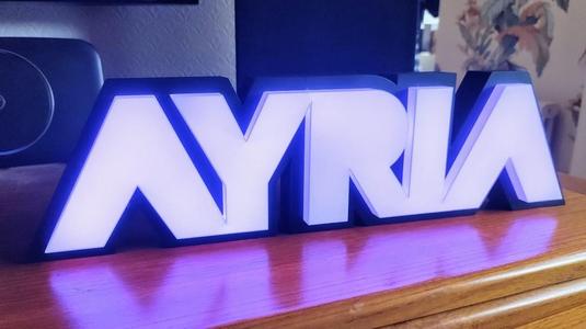 Ayria Light Up LED Sign