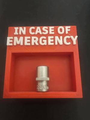 In case of emergency 10mm