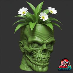 Zombie Mug/planter/pen/candy