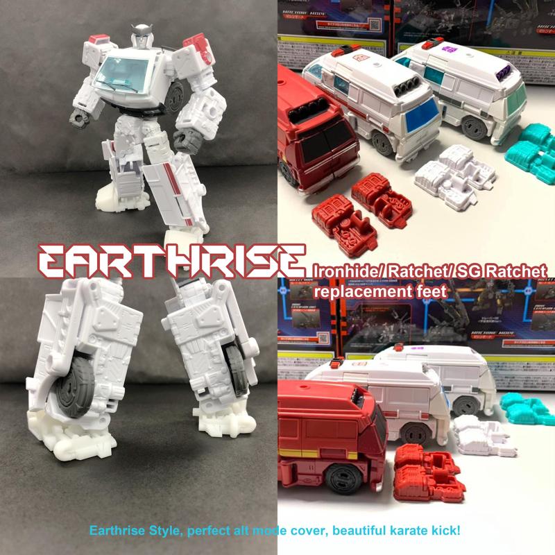 TF Earthrise Ironhide/Ratchet Feet Upgrades - Earth Style