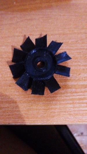 50mm blades for electric motor cooling fan with 6mm splined shaft 10 blades/8 blades