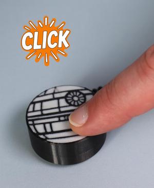 Star Fidget Clicker Keychain – Small, Clicky, Powerful