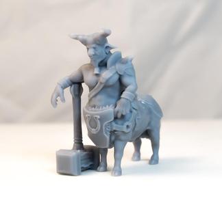 Bull Centaur - DnD Character - 2 Poses