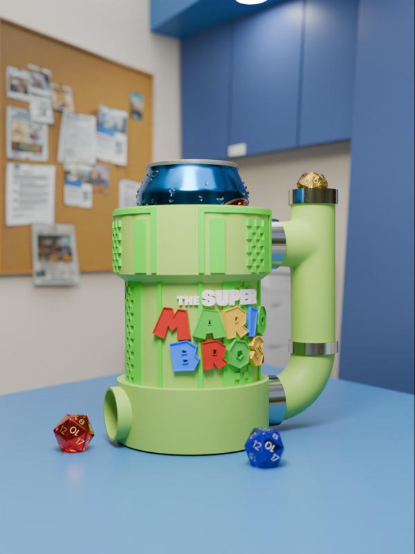 Mario Bros Dice Mug