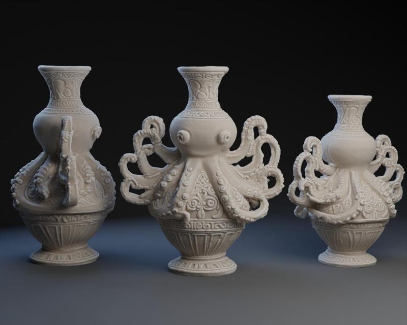 Greek Octopus Vessel