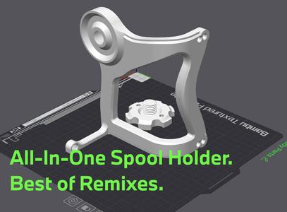 AIO Spool Holder Remix for Bambu Lab X1/P1 series