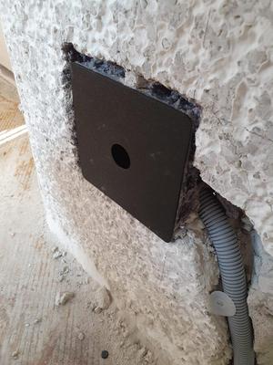 Kaiser 1096-01 150mm Verbindungskasten Putzabdeckung - Kaiser 150mm Plaster Cover