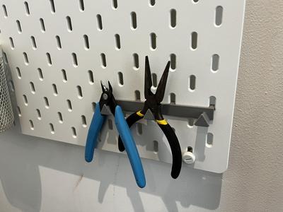 IKEA SKADIS pegboard tool holder