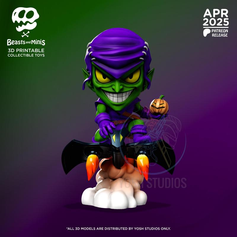 Green Goblin 3D Printer File STL