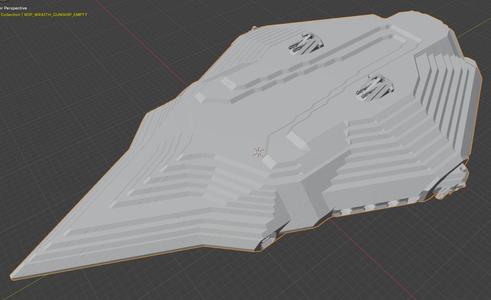 WIP Wraith - class Gunship (Mostly Stripped)