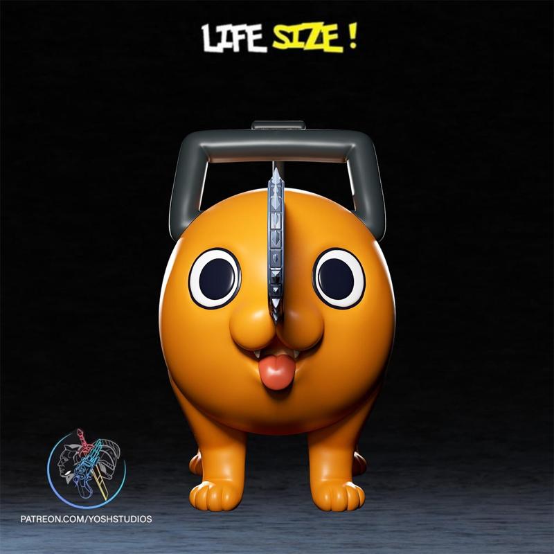 Life-Size Chain Dog 3D Printer File STL