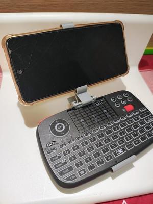 a keybroad phone holder