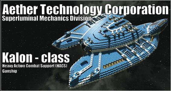 ATC Kalon - class Gunship (stripped)