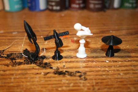 Space Themed Minis For Ravensburger's Labyrinth Board Game