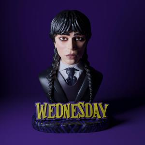 Wednesday bust fanart