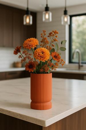 Stria Vase - Boho and Contemporary Dried or Live Flower Vase