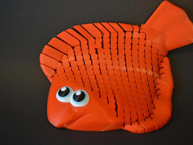Floppy Flounder - Articulating Flexi Fish