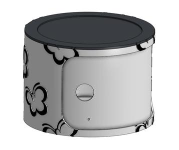 Kartell™ inspired Butterfly Container - small - 100x100x70