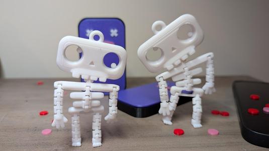 Skeleton Buddy Dead Phone Stand - with a Secret Inside