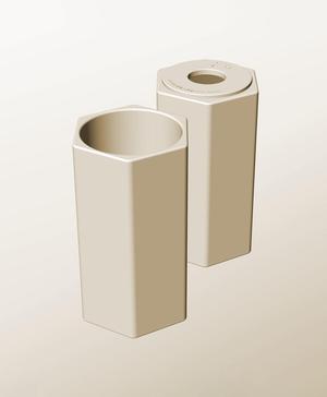 CH96-200-P Modular Stacking pierced container for home decor