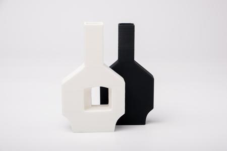 Geometric Cutout Vases – Modern Minimalist Decor