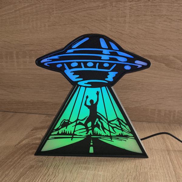 UFO Abduction LED Lamp