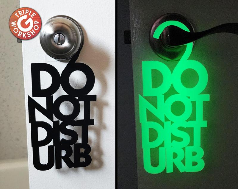 Do Not Disturb Door Hanger - Modern