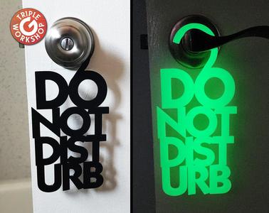 Do Not Disturb Door Hanger - Modern