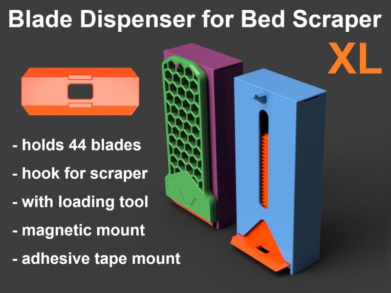 Blade Dispenser for Bed Scraper XL