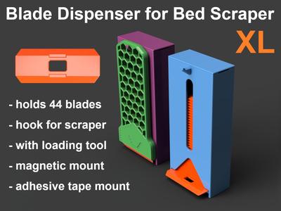 Blade Dispenser for Bed Scraper XL