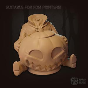 Jack-o'-lantern candy bowl