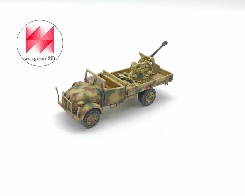 Steyr 2000A with the 3cm Flak 38/103 Jaboschreck (Germany, WW2)