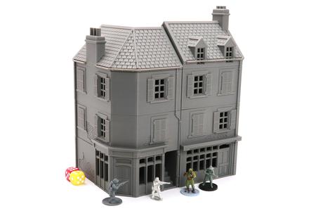 Normandy Corner Block - Miniature Wargaming Terrain WW2