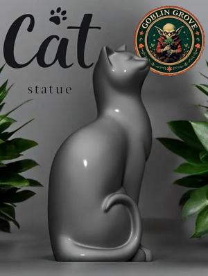 Cat Statue (Pre Supported)