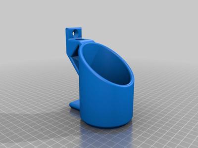 Wall Mount for Cans/Cylinders (57mm).stl