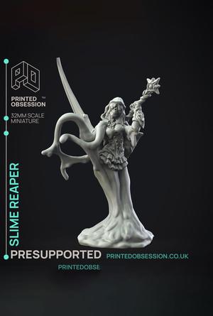 Slime Reaper - RPG Miniature - PRESUPPORTED - 32mm Scale