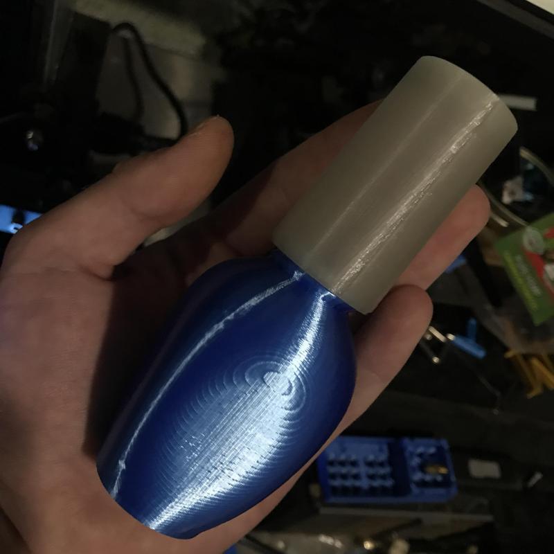 Giant Nail Polish Bottle With Screw Lid
