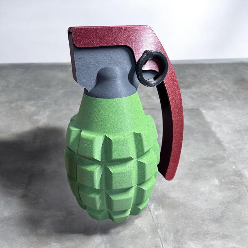 FAUX GRENADE PIGGY BANK