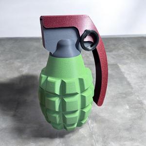 FAUX GRENADE PIGGY BANK
