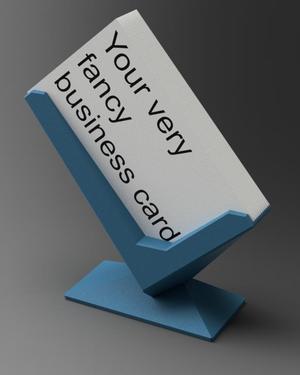 Angular Business Card Holder
