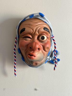 Hyottoko Japanese mask