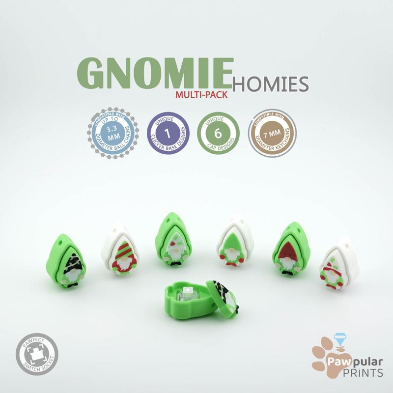 Gnomie Homies Multi-Pack - Fidget Keychain [Private Use Only]🧔🥕