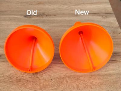 Threaded funnel for PET bottle - version 2