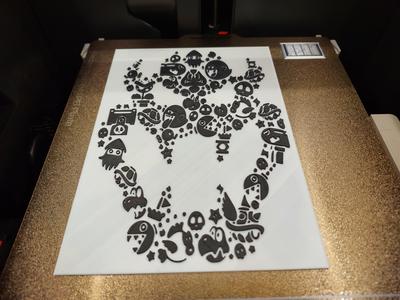 Bowser wall art