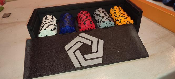 Poker chip set+box