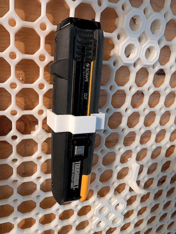 Toughbuilt utility knife/scrapper holder for Multiboard