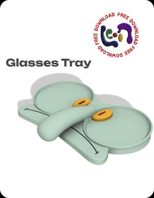 Squidward Glasses Tray