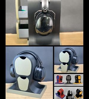 Headphone Stand with Drawers