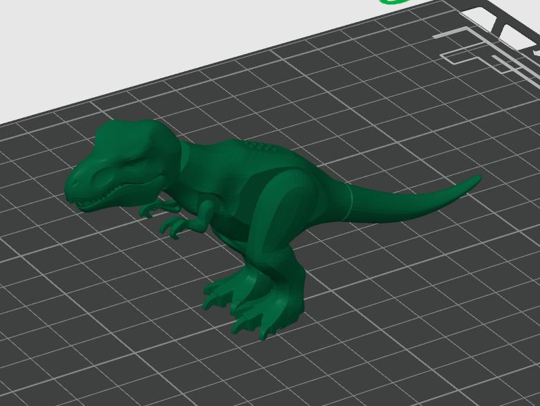 dinosaur block style