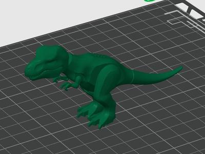 dinosaur block style